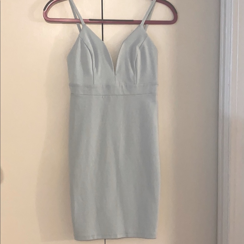 Light Blue sleeveless bodycon dress size small
